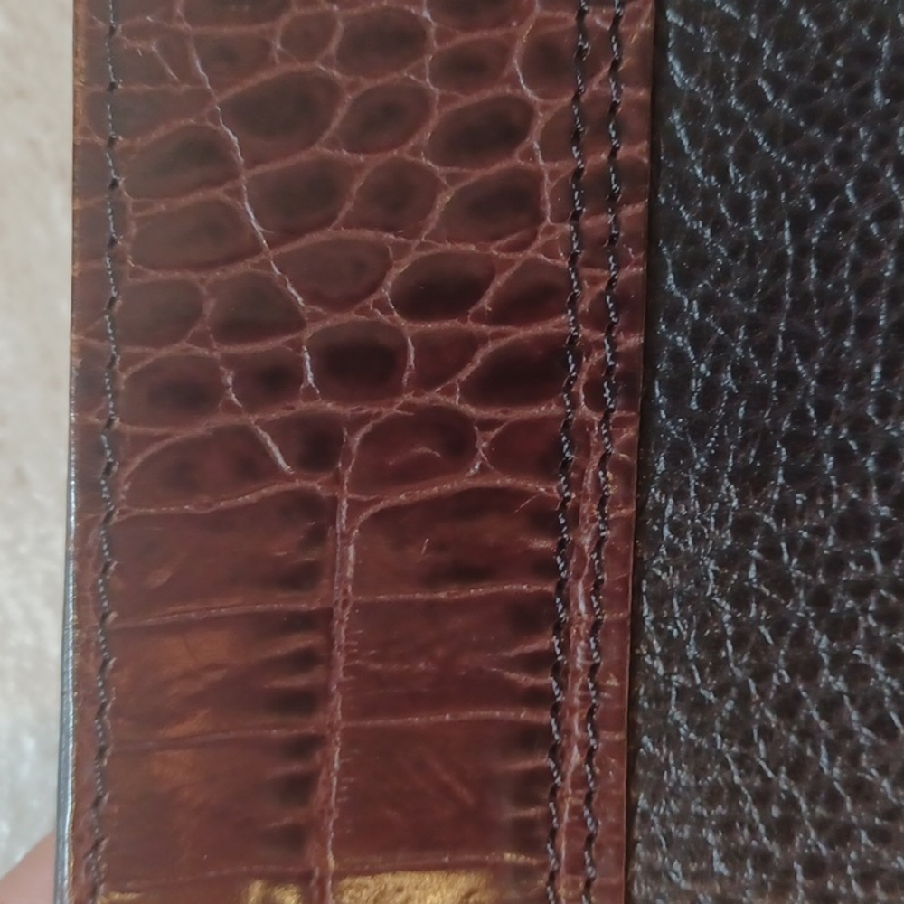 Brighton Black/Brown Crossbody Purse - Picture 10 of 10